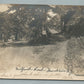 FRENCHTOWN NJ MILFORD ROAD ANTIQUE REAL PHOTO POSTCARD RPPC