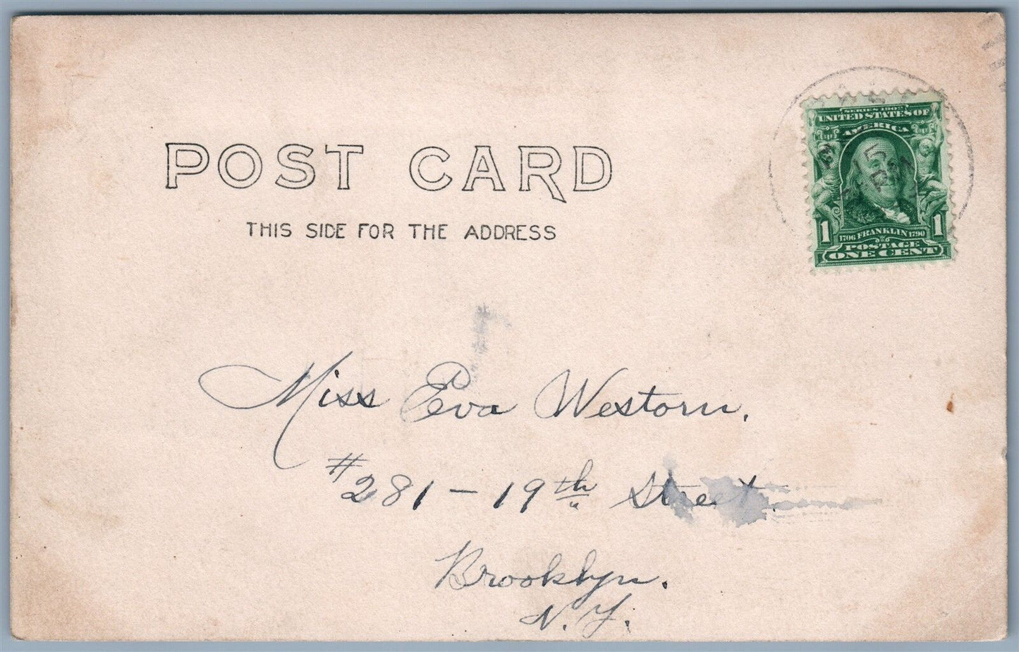 RIFTON NY PIG FARM 1909 ANTIQUE REAL PHOTO POSTCARD RPPC