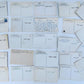 LOT OF 24 VINTAGE POSTCARDS train railway railroad
