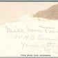 LIME ROCK CT VIEW FROM THE PEACK ANTIQUE POSTCARD