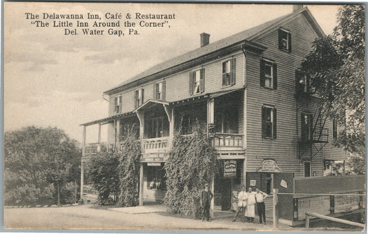 DELAWARE WATER GAP PA DELAWANNA INN ANTIQUE POSTCARD