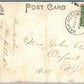 WASHINGTON NJ BELVIDERE AVE. 1914 ANTIQUE POSTCARD