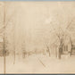 CONCORD VT SNOWFALL SCENE ANTIQUE REAL PHOTO POSTCARD RPPC