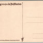 GERMAN BIPLANE FLUGZEUG AIRPLANE ANTIQUE POSTCARD