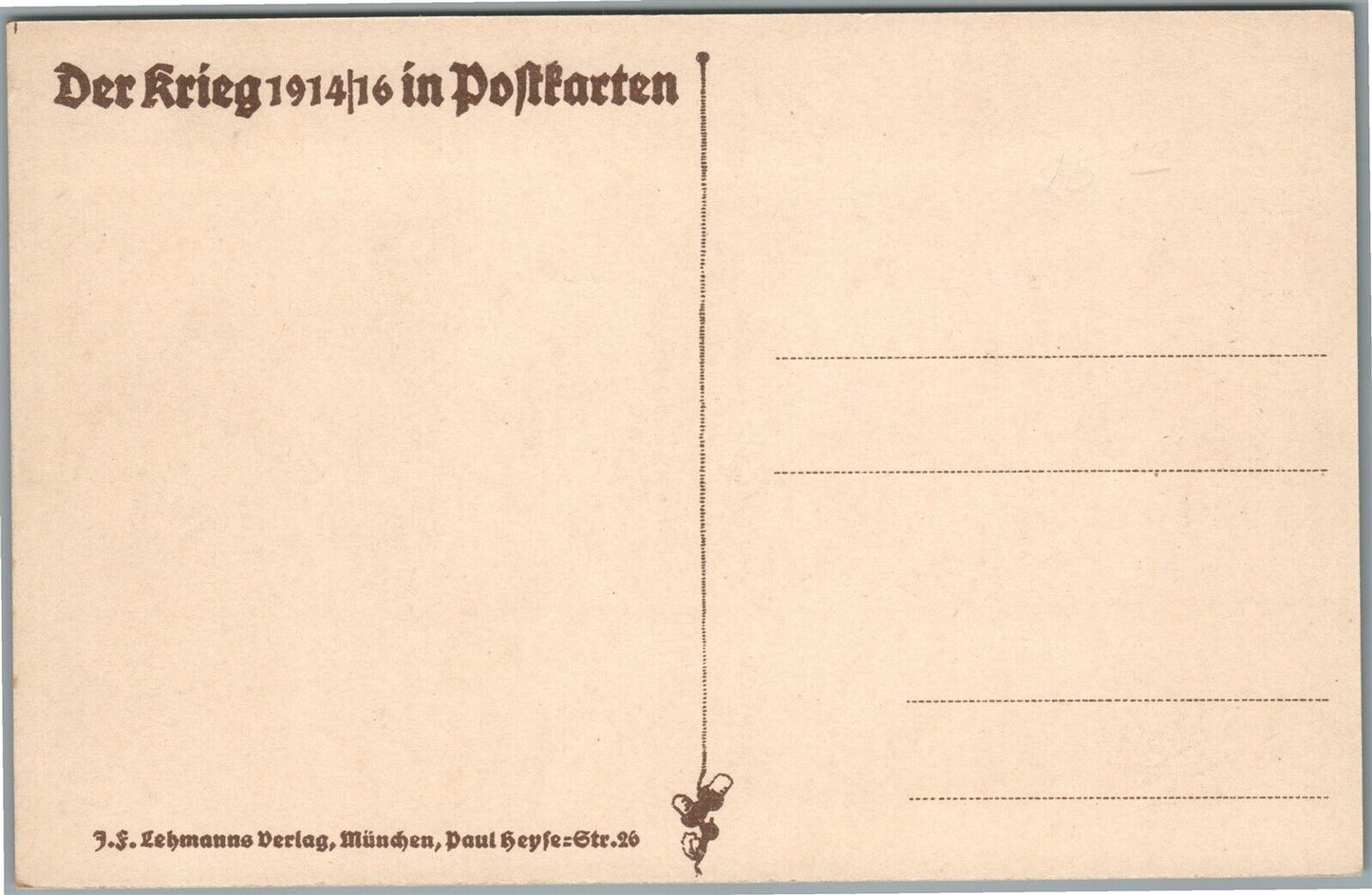 GERMAN BIPLANE FLUGZEUG AIRPLANE ANTIQUE POSTCARD