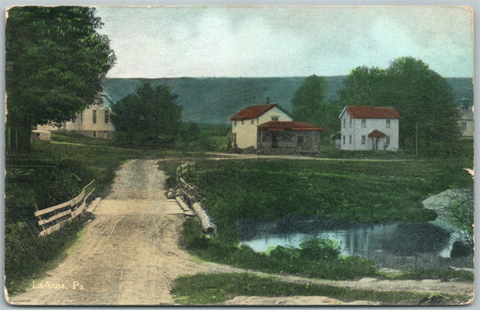 LaANNA PA 1909 ANTIQUE POSTCARD