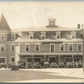 HARDWICK VT HOTEL SCENE wW/ OLD CARS ANTIQUE REAL PHOTO POSTCARD RPPC