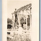 CONSTRUCTION WORKERS ANTIQUE REAL PHOTO POSTCARD RPPC