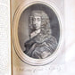 1735 HISTORY of ENGLAND by G. BURNET ILLUSTRATED 2 VOLUMES antique in FRENCH