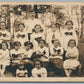 GIRLS SCHOOL GROUP w/ TEACHER ANTIQUE REAL PHOTO POSTCARD RPPC