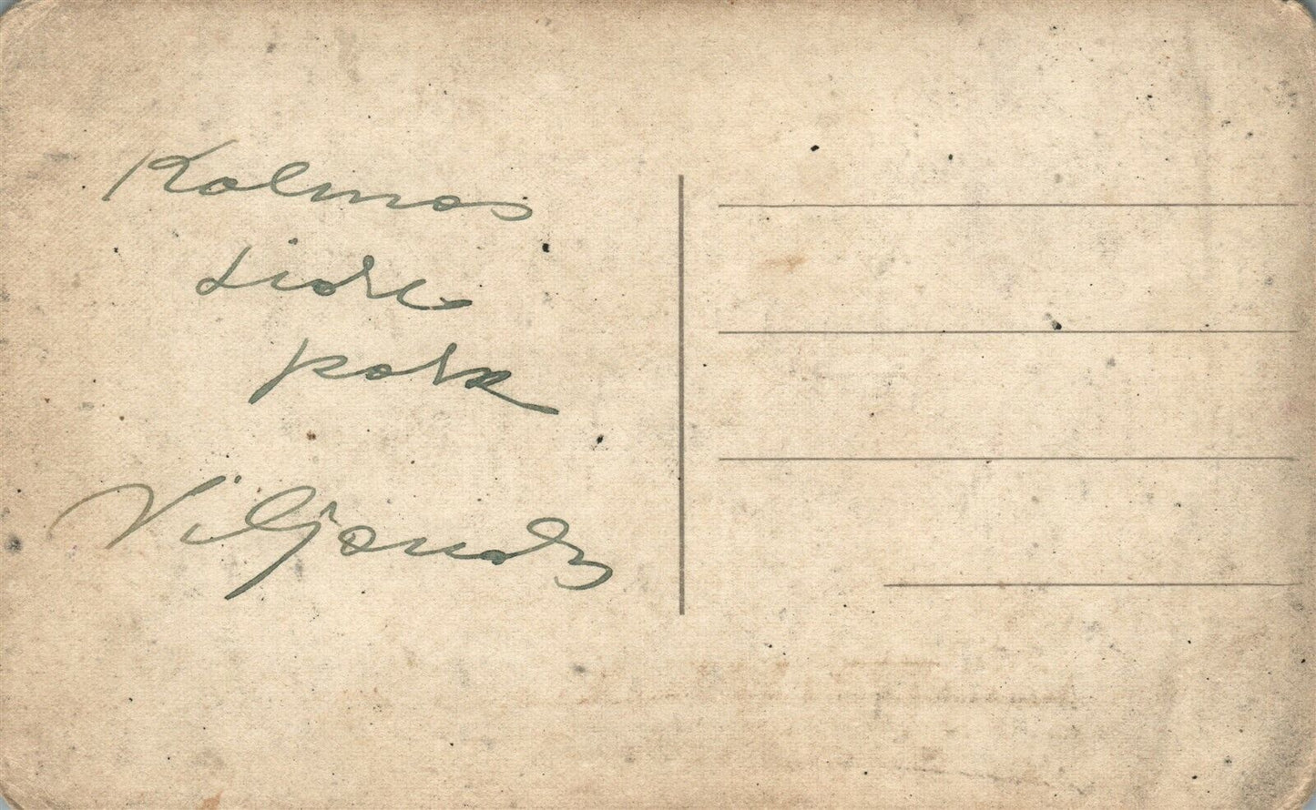 US MILITARY GROUP POSING VINTAGE REAL PHOTO POSTCARD RPPC