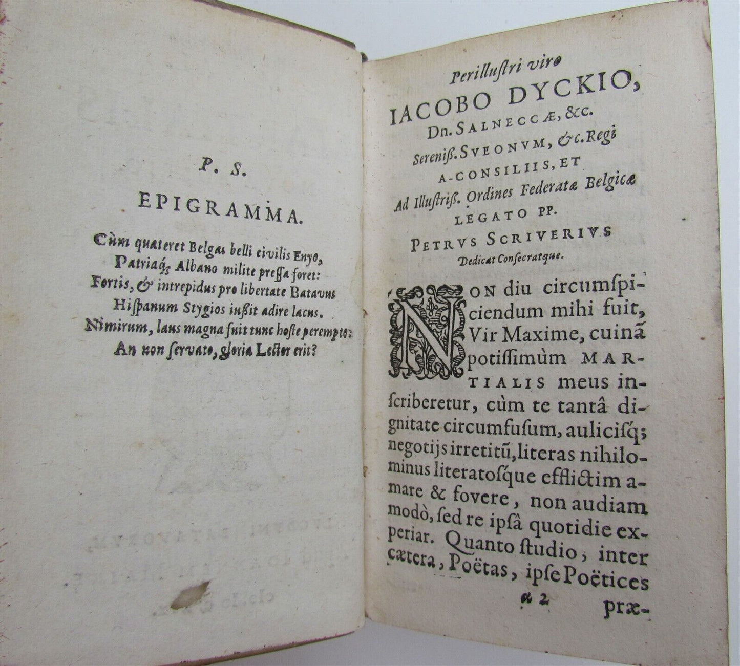 1618 MARTIALIS EPIGRAMMATION ROMAN LIFE VELLUM BOUND ANTIQUE