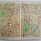 AUTHENTIC ATLAS & GUIDE TO LONDON and SUBURBS antique