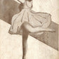 BALLET DANCER ANTIQUE POSTCARD