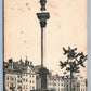 WARSZAWA POLAND KOLUMNA ZYGMUNTA ANTIQUE POSTCARD