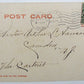 VINTAGE 1906 POSTCARD - BOAT HOUSES UNION LAKE POND MILLVILLE NJ NEW JERSEY