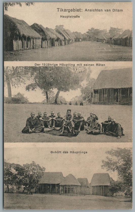 CAMEROON ANTIQUE POSTCARD