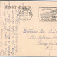 ST.LOUIS MO HOWARD GYMNASIUM SPORT GAME ANTIQUE POSTCARD