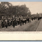 SELLERSVILLE PA FIREFIGHTERS PARADE DOUBLE SIDED ANTIQUE POSTCARD