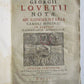 1656 LAW BOOK Georgii Lovetii Commentaria Caroli Molinaei VELLUM antique