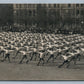 LATVIAN 1943 ATHLETIC EXERCISES VINTAGE REAL PHOTO POSTCARD RPPC w/ GERMAN STAMP