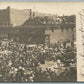 SIOUX RAPIDS IA STREET CIRCUS ACROBATS ANTIQUE REAL PHOTO POSTCARD RPPC