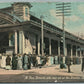 LANCASTER PA RAILROAD STATION RAILWAY TRAIN DEPOT ANTIQUE POSTCARD