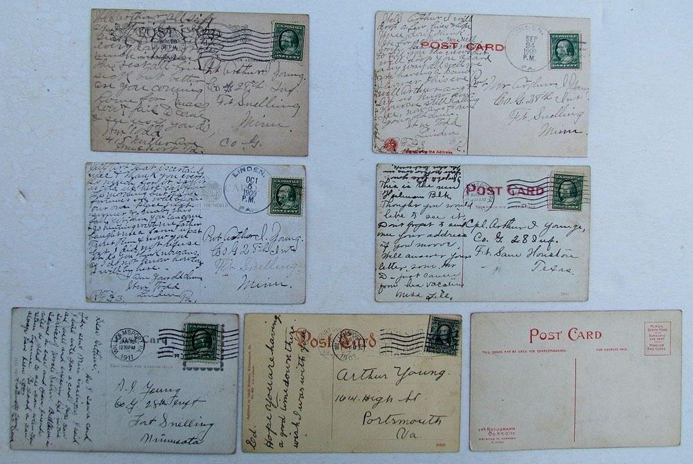 LOT OF 7 VINTAGE POSTCARDS - VIEWS OF WILLIAMPSPORT PA