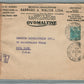 BRAZIL to NY USA 1943 CENSORED VINTAGE COVER w/ STAMP aberta pela censura