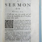 1679 SERMON PREACHED on the DAY of PUBLIC FAST antique in ENGLISH