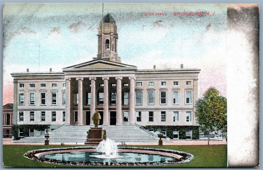 BROOKLYN NY CITY HALL UNDIVIDED ANTIQUE POSTCARD