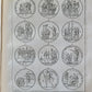 1706 ROMAN NUMISMATICS antique VELLUM BINDING ILLUSTRATED 121 ENGRAVINGS