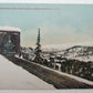 ANTIQUE POSTCARD TRAIN EMERGING SHOWSHEDS OGDEN UTAH S.P.R.R. railroad railway