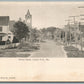 LISBON FALLS ME SCHOOL STREET ANTIQUE POSTCARD