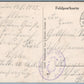 GERMAN WWI 1915 MILITARY FELDPOSTKARTE ANTIQUE POSTCARD