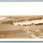 EAGLE RIVER WI AEROPLANE VIEW 1935 VINTAGE REAL PHOTO POSTCARD RPPC