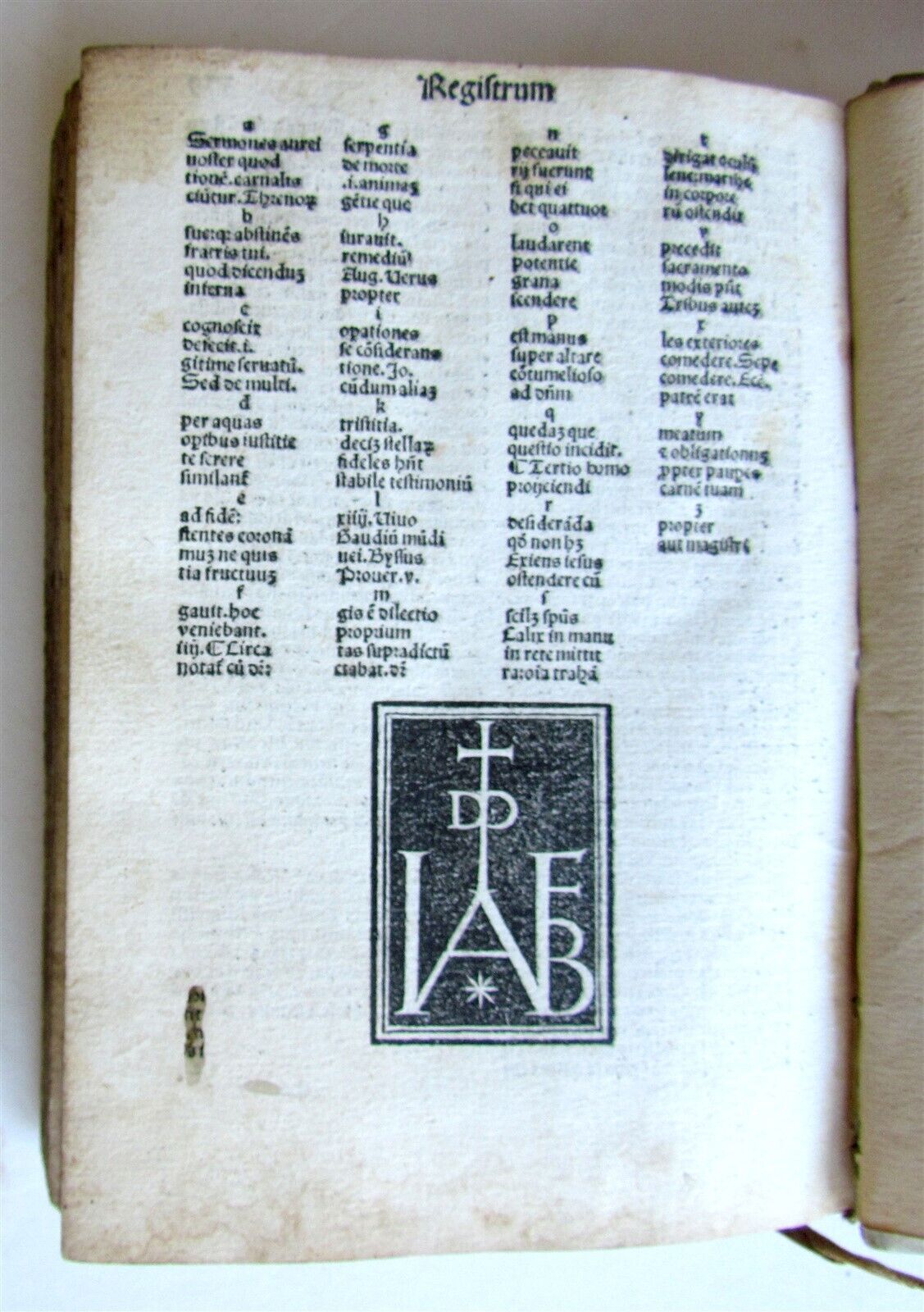 1499 INCUNABULA Sermones de sanctis by Jacobus de Voragine INCUNABLE ANTIQUE