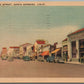 SANTA BARBARA CA STATE STREET VINTAGE POSTCARD