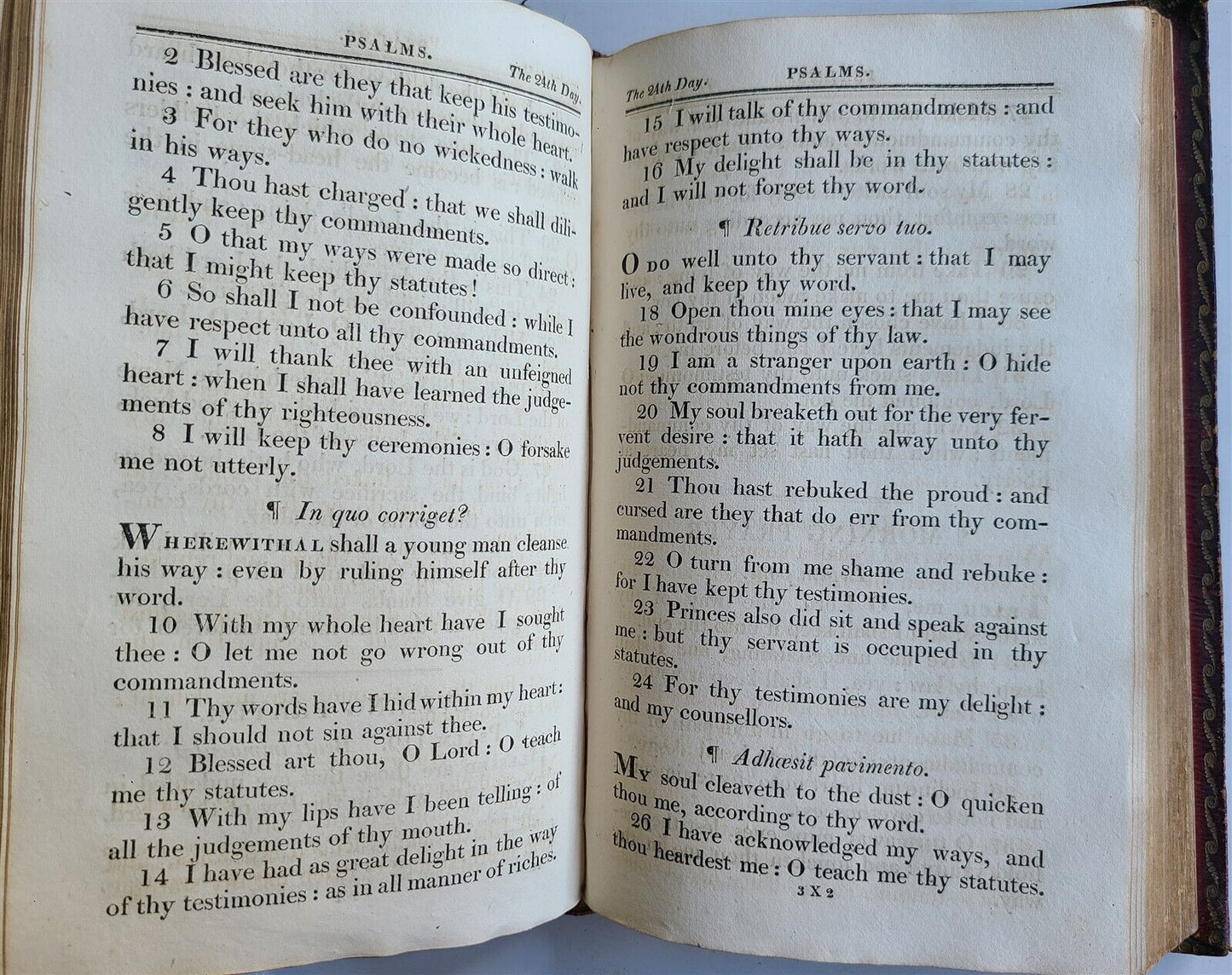 1811 BOOK OF COMMON PRAYER in ENGLISH ANTIQUE ILLUSTRATED