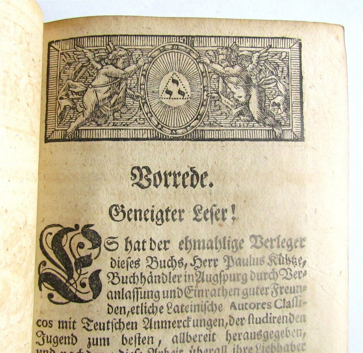 1731 TERENCE PLAYS in GERMAN antique Comoediae Sex