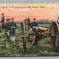 MT. GRETNA PA ARTILLERY CANNON MILITARY ANTIQUE POSTCARD