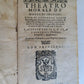 1582 Theatro morale de moderni ingegni by Cherubino Ghirardacci antique VELLUM