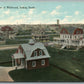 WILDWOOD NJ BIRDS EYE VIEW ANTIQUE POSTCARD