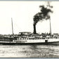 RANSOM B FULLER EASTERN SS CO STEAMBOAT VINTAGE REAL PHOTO POSTCARD RPPC