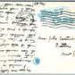 WHITE MTS NH LITTLETON BIRDS EYE VIEW ANTIQUE POSTCARD