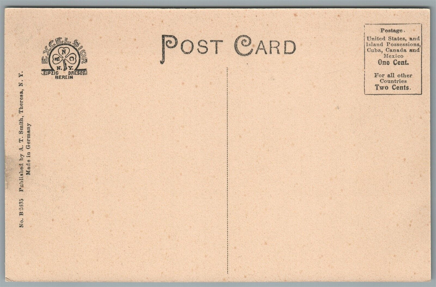 THERESA NY TOWN HALL ANTIQUE POSTCARD