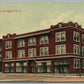 FRANKFORT NY UNION BLOCK ANTIQUE POSTCARD