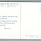 NEW JERSEY REPUBLICAN CANDIDATE BO SULLIVAN VINTAGE POLITICAL POSTCARD