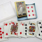 VINTAGE DURATONE PLAYING CARDS DOUBLE DECK w/ PLASIC BOX ARRCO PLAYING CARD CO.