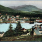 ADIRONDACK MTS NY SARANAC RIVER 1911 ANTIQUE POSTCARD